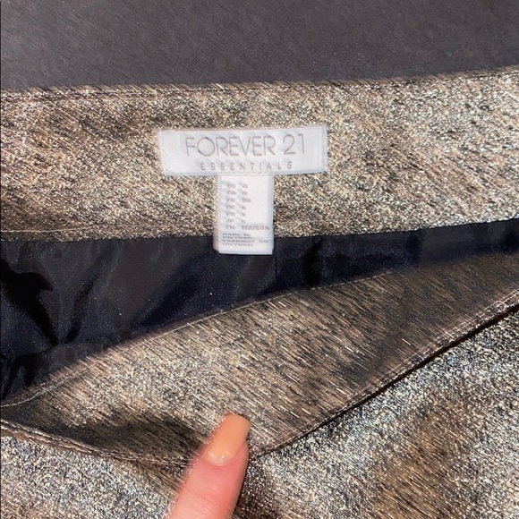 Forever 21 Short Gold Skirt - Picture 2 of 2